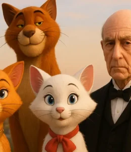 Aristogatas 1970 Disney gatos Paris herança Edgar mordomo