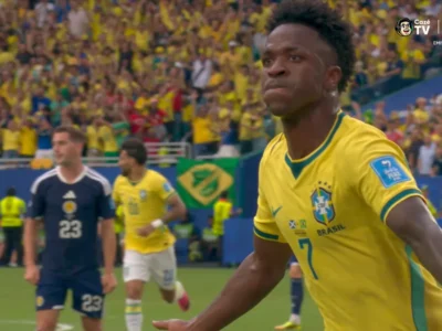 Vini Jr. tem gol anulado e Brasil vence Escócia